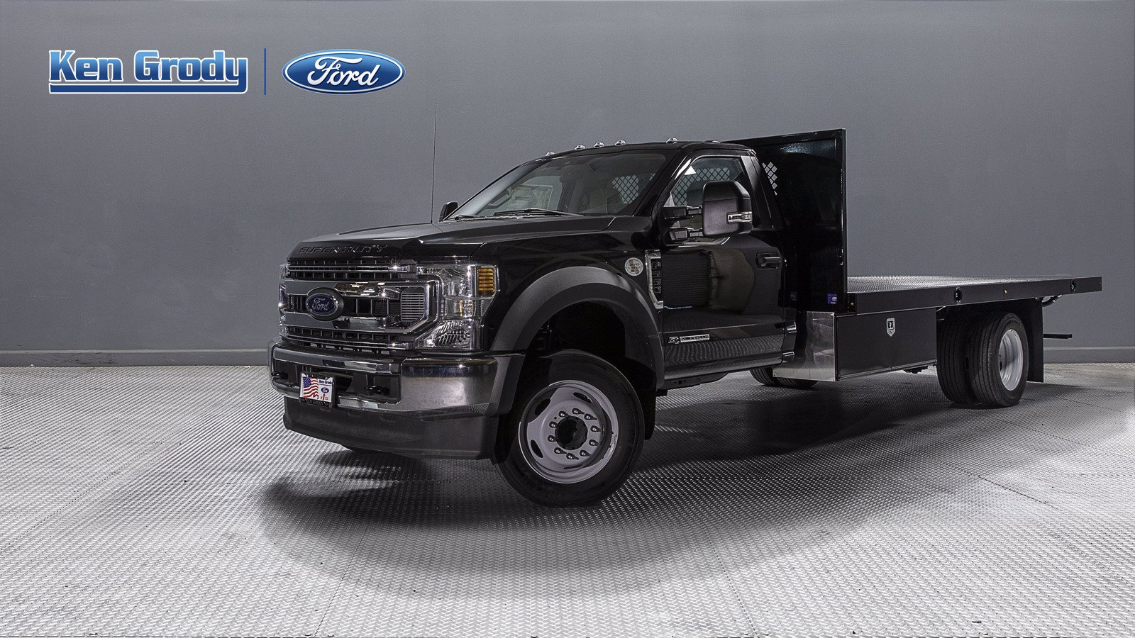 New 2020 Ford Super Duty F-550 Drw Xl With 16 Flatbed Regular Cab 