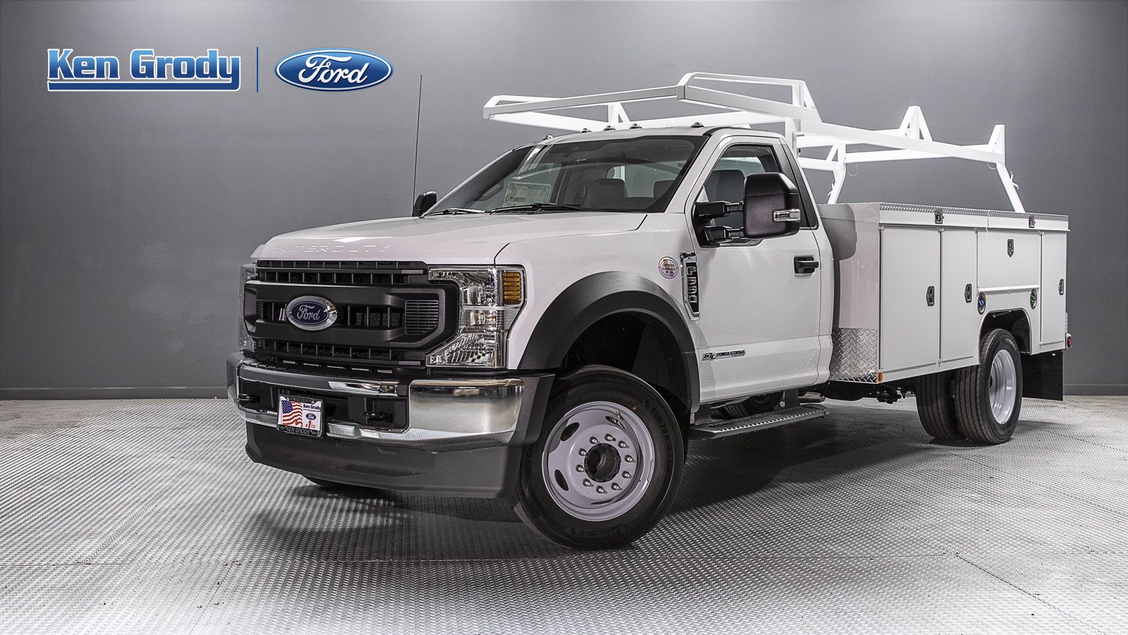 New 2020 Ford Super Duty F-550 Drw Xl With 11 Utility Regular Cab 